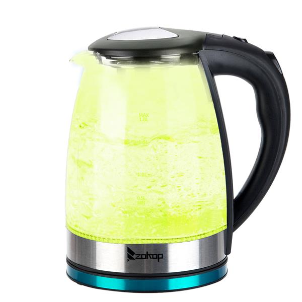 Changing Colours Electric Glass Tea Kettle