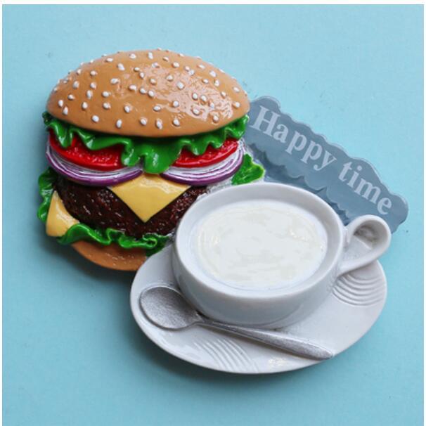 3D Tea Fridge Magnets