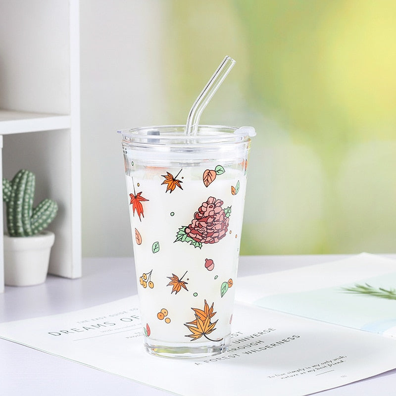 Autumn Glass Cup