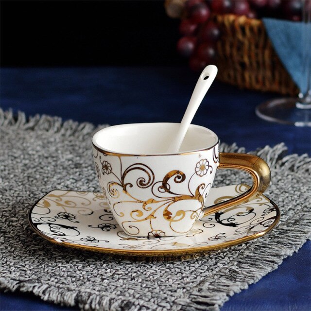 Festive teacup and saucer Set