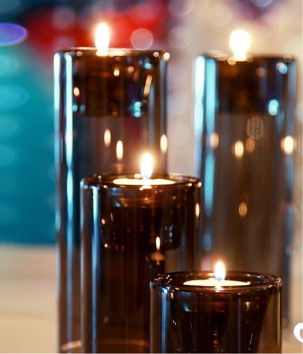 Glass Candle Holders