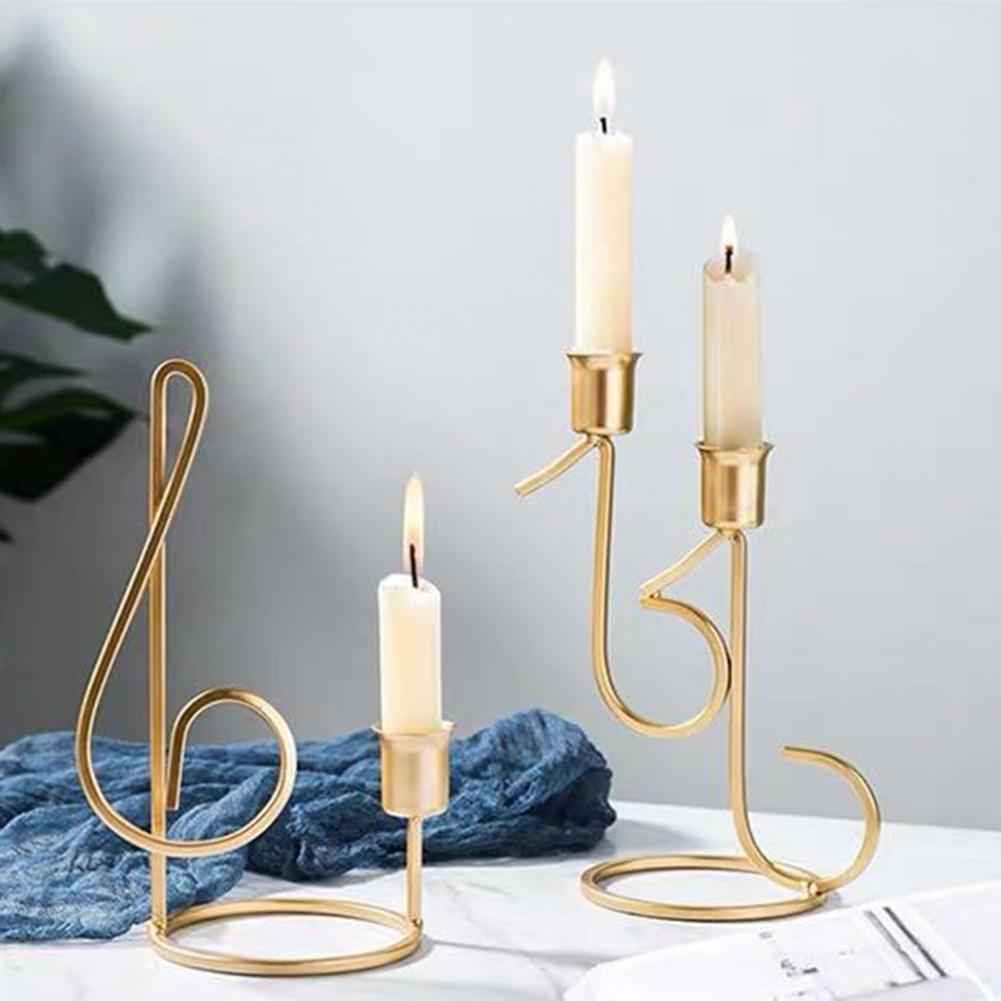 Music Notes Candle Holder