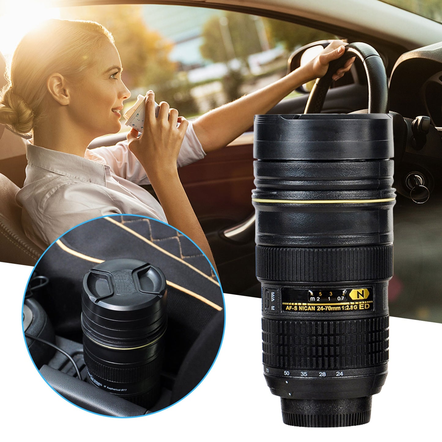Camera Lens Tea Cup