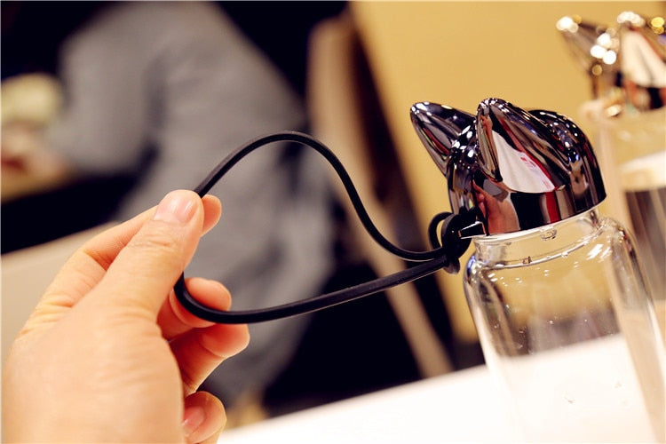 Glass Water Bottle With Silicone