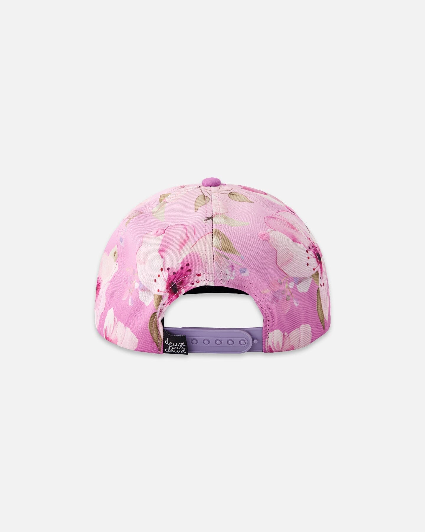 Cap Purple Flower Print