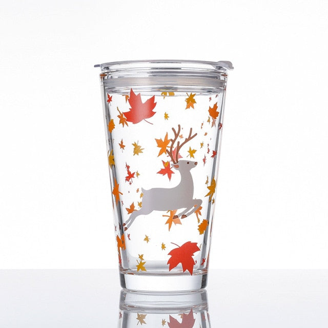 Autumn Glass Cup