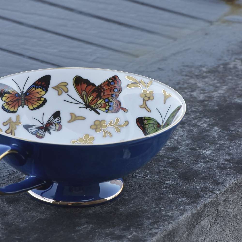 Butterfly tea cup